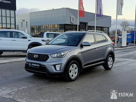 Hyundai, Creta, 1600, 121, бензин, внедорожник, механика, полный привод, среднее состояние, левый, серый, 1 750 000 ₽